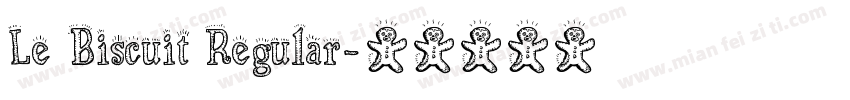 Le Biscuit Regular字体转换